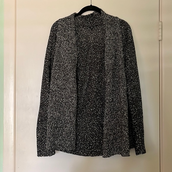 Black and White Eileen Fisher Cardigan - Picture 1 of 3